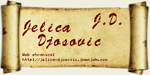 Jelica Đošović vizit kartica